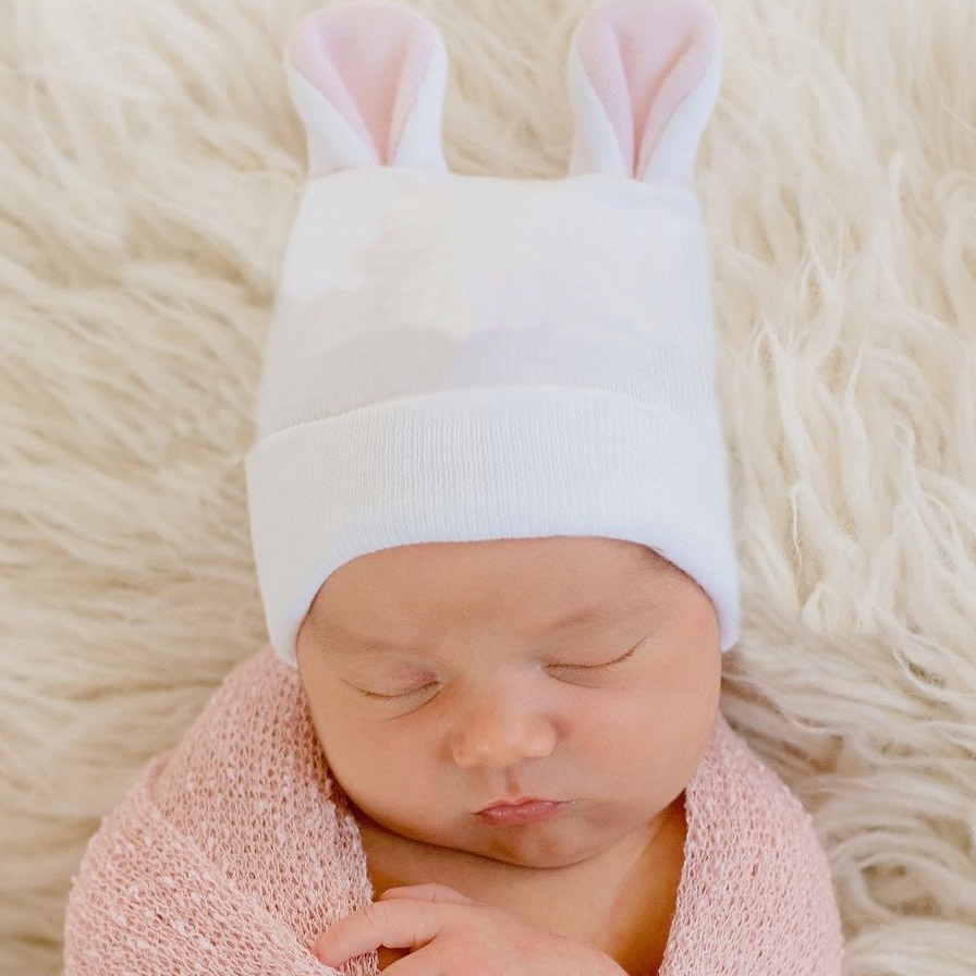 ilybean Nursery Beanie - Pink Bunny 
