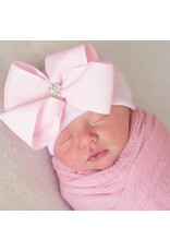ilybean Nursery Beanie - Bella Bow Pink