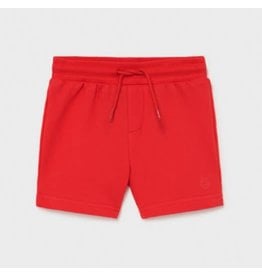 Mayoral Baby Boys Cyber Red Fleece Shorts 12m