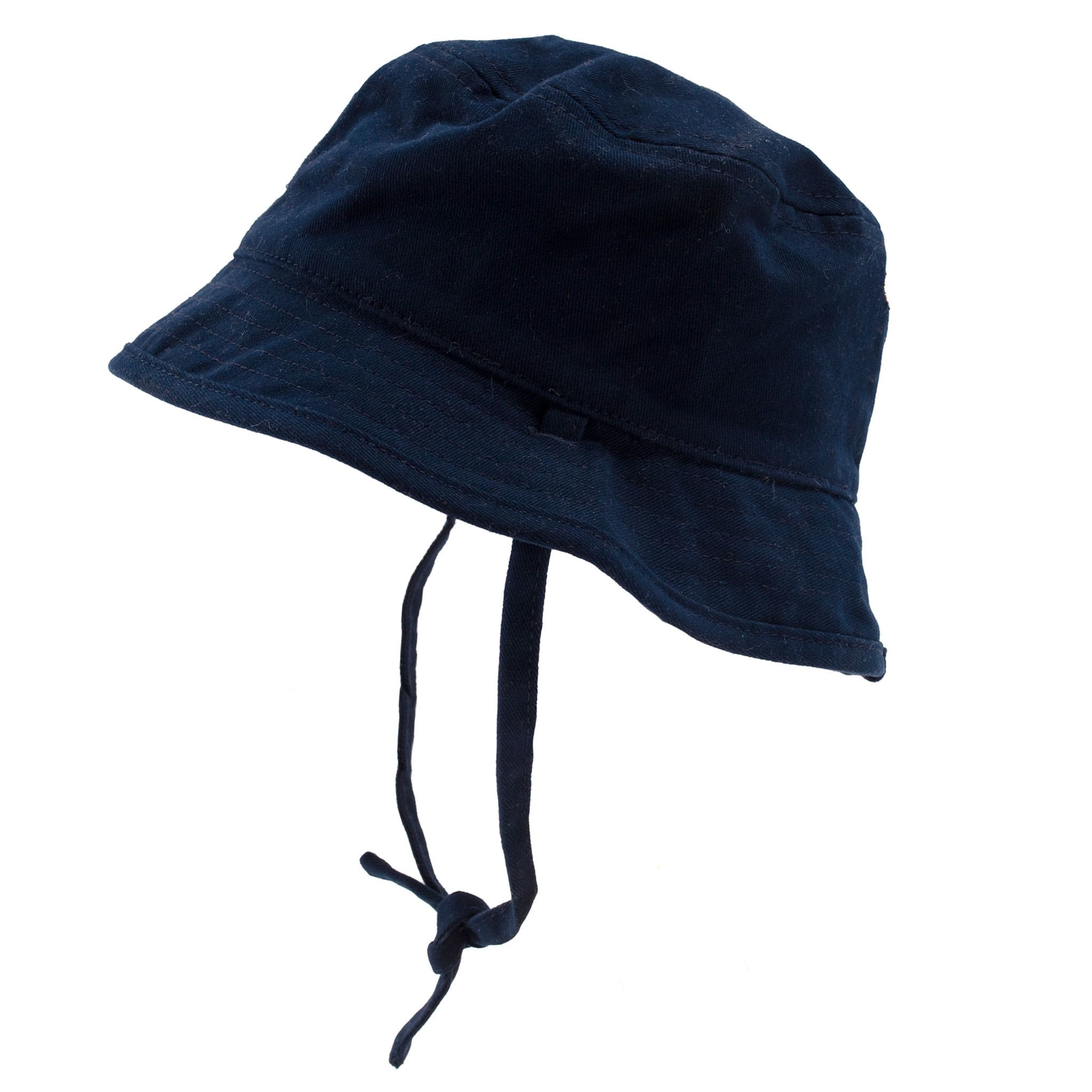 Navy Reversible Bucket Hat - Baby Baby Inc