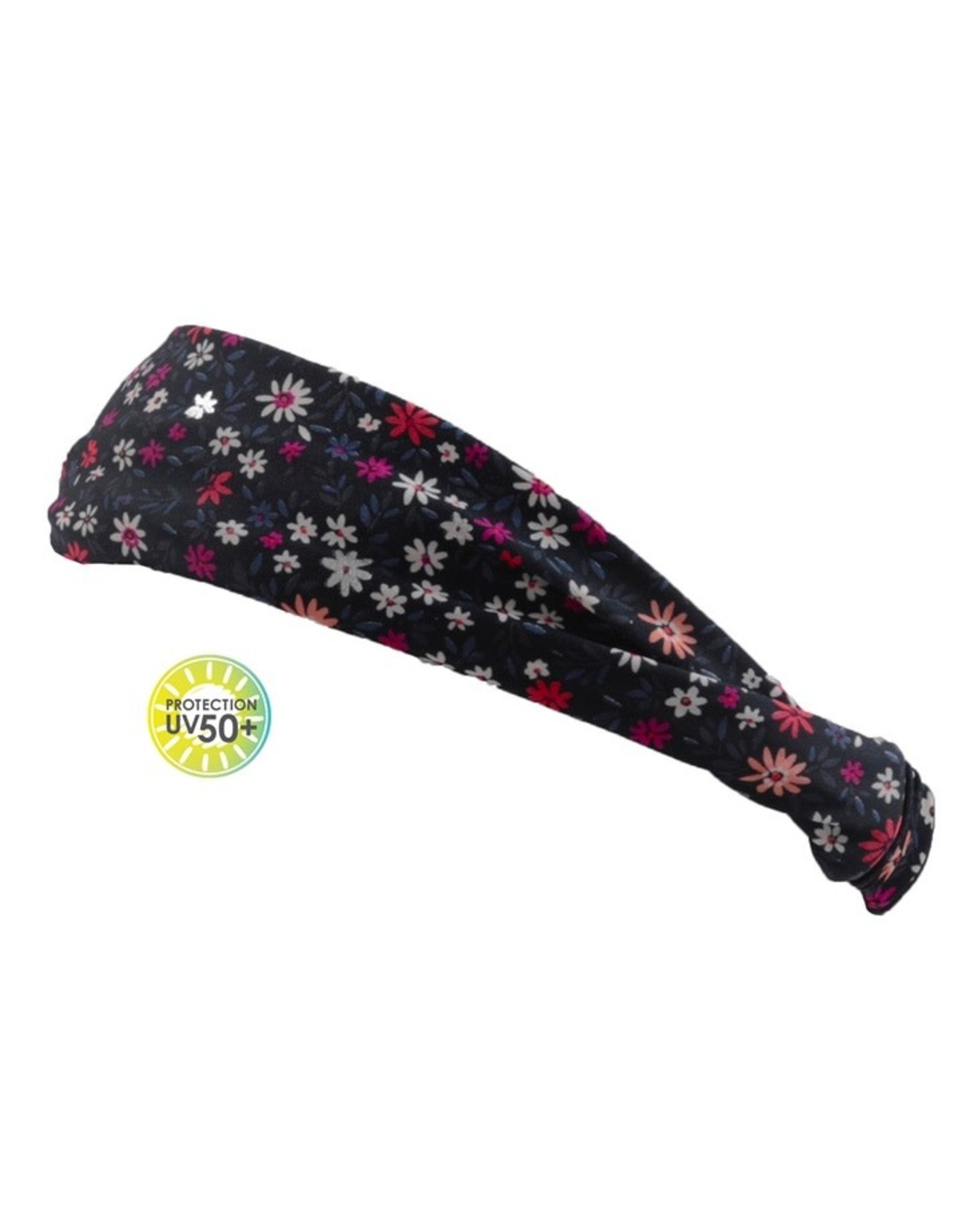 Noruk Navy Coral Floral Headband