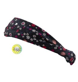 Noruk Navy Coral Floral Headband