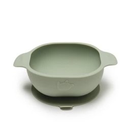 Loulou Lollipop Born to be Wild Silicone Snack Bowl - Sage