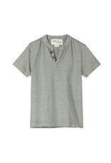 Poppet & Fox Bleach Grey Henley T-Shirt