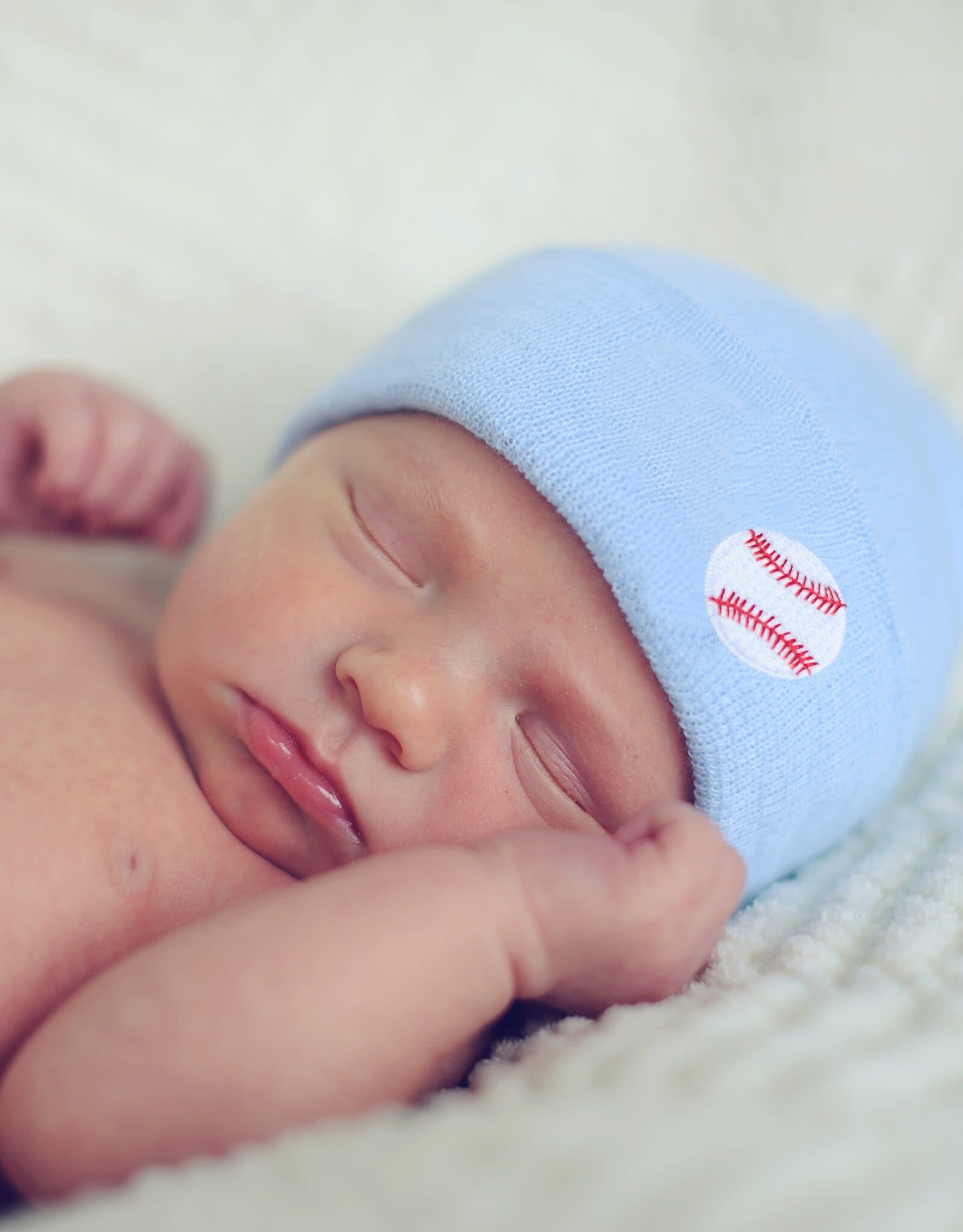 ilybean Nursery Beanie - Blue Baseball