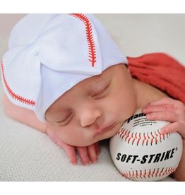 ilybean Nursery Beanie - Softball Bow