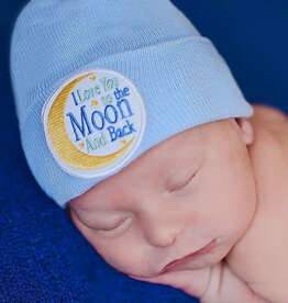 ilybean Nursery Beanie - I Love You to the Moon and Back