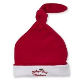 Kissy Kissy Baby's First Christmas Velour Stocking Hat