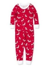 Kissy Kissy PJs Dachshunds Through The Snow Pajama Set