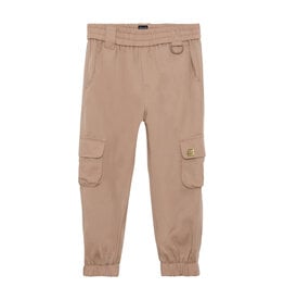 Deux Par Deux Brush Cargo Pant w/Elastic Waist