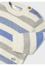 Mayoral Winter Blue Stripe Sweater