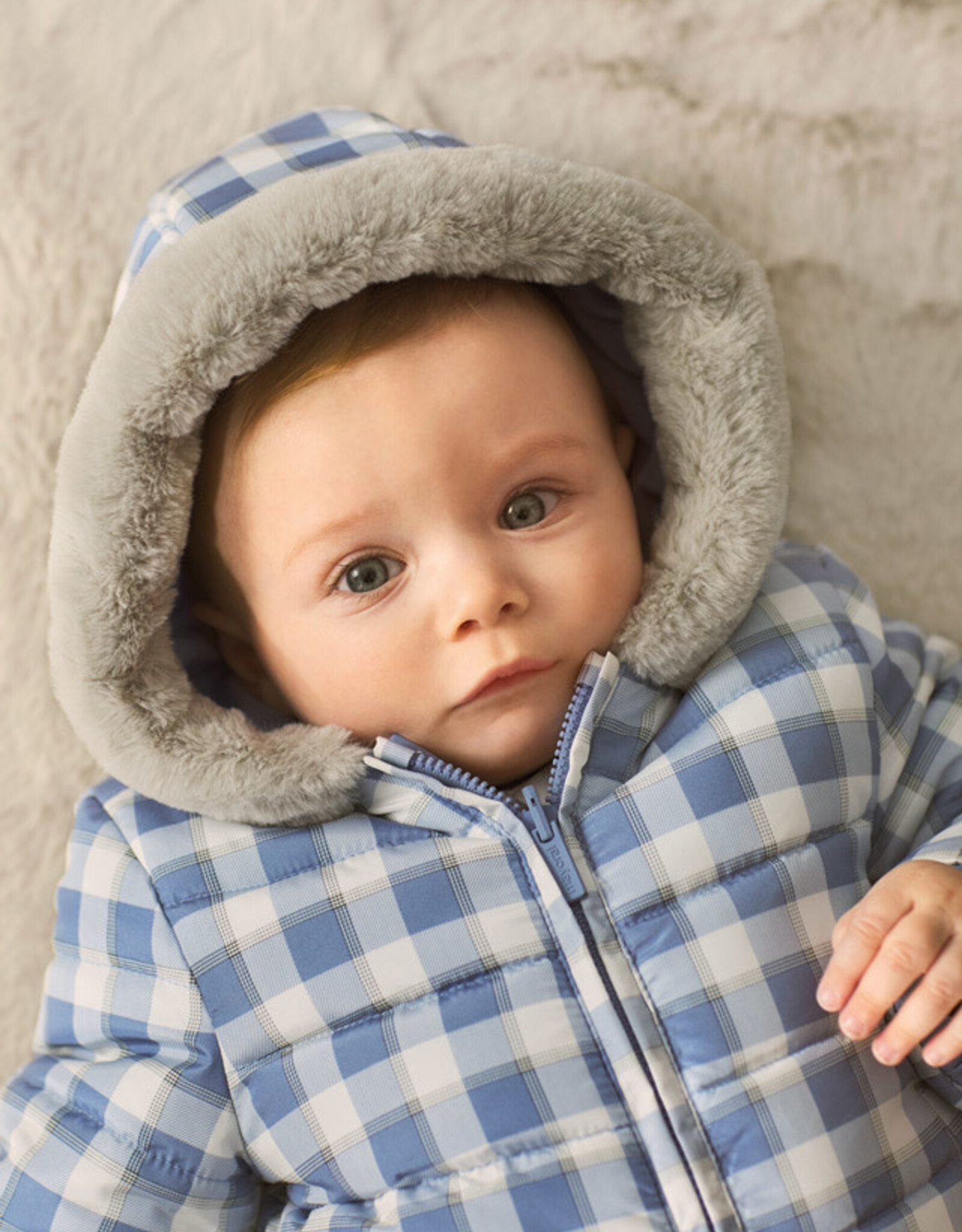 Mayoral Blue Ice Reversible Winter Coat