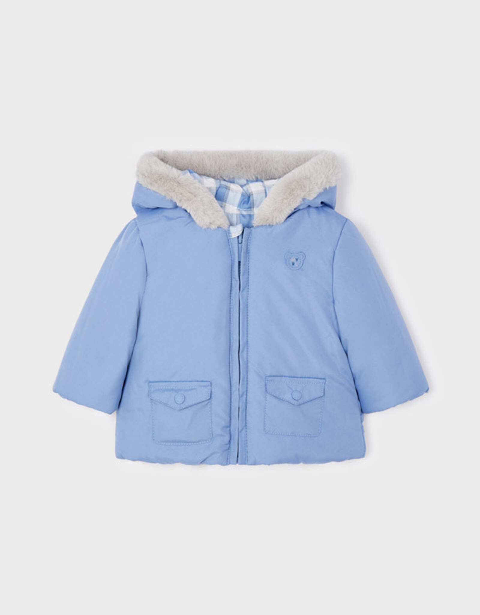 Mayoral Blue Ice Reversible Winter Coat