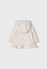 Mayoral Cream Dot Pullover w/Detachable Hood
