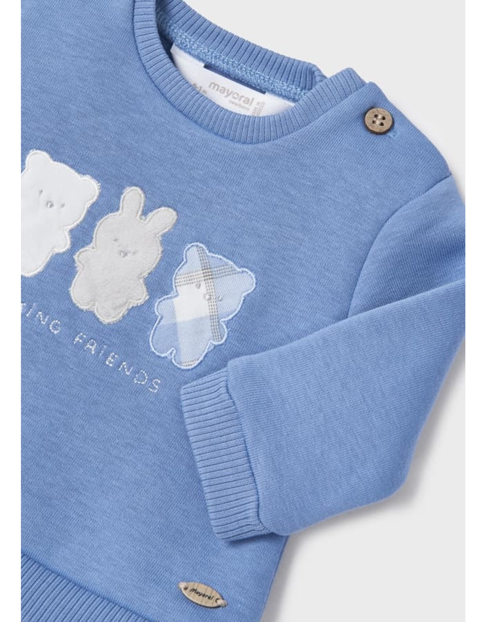 Mayoral Blue Ice Friends Trousers & Pullover