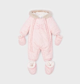 Mayoral Baby Rose Microfiber Snowsuit