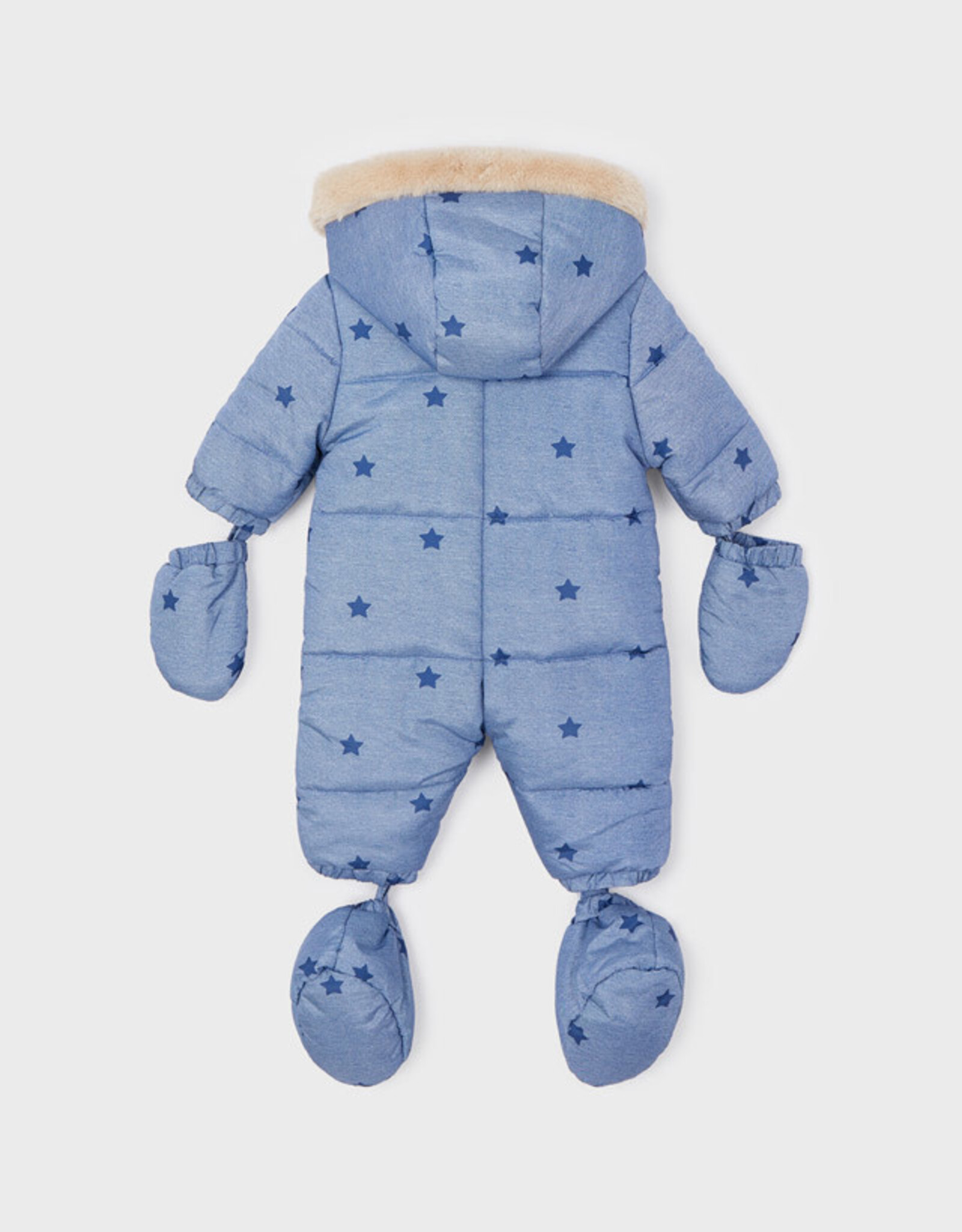 Mayoral Ocean Microfiber Baby Snowsuit