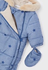 Mayoral Ocean Microfiber Baby Snowsuit
