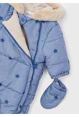 Mayoral Ocean Microfiber Baby Snowsuit