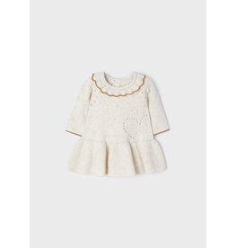 Mayoral Cream Vigo Knit Dress