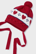 Mayoral Holidays Red Knit Dress w/Hat