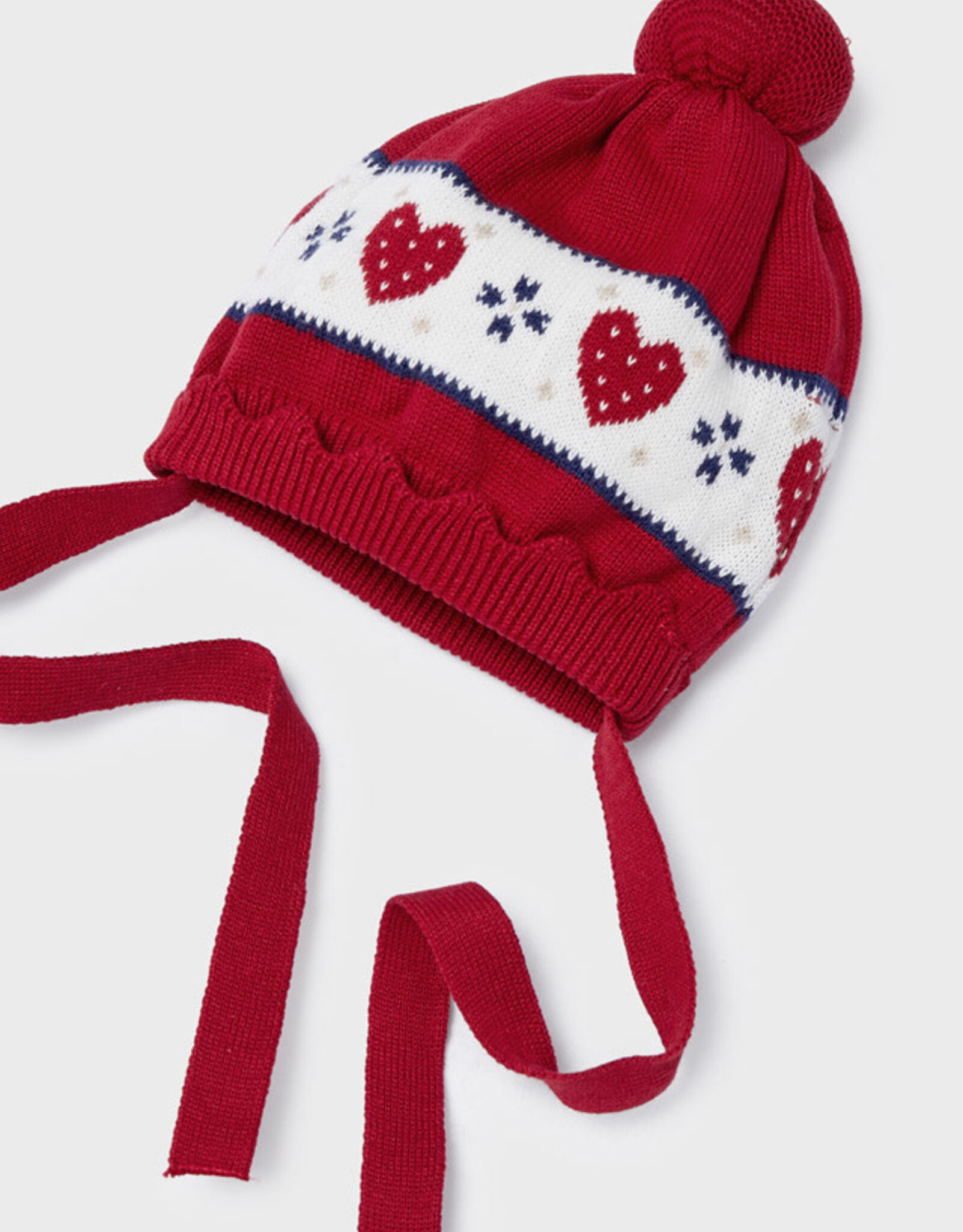Mayoral Holidays Red Knit Dress w/Hat