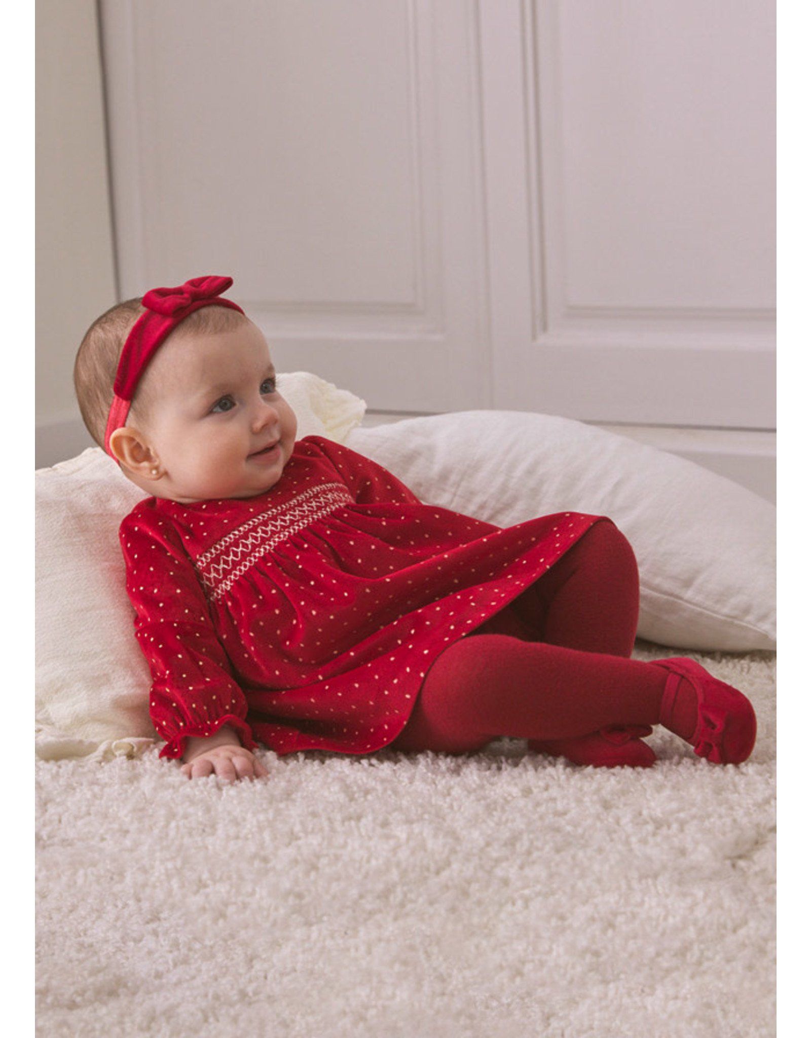 Mayoral Red Tights - Baby