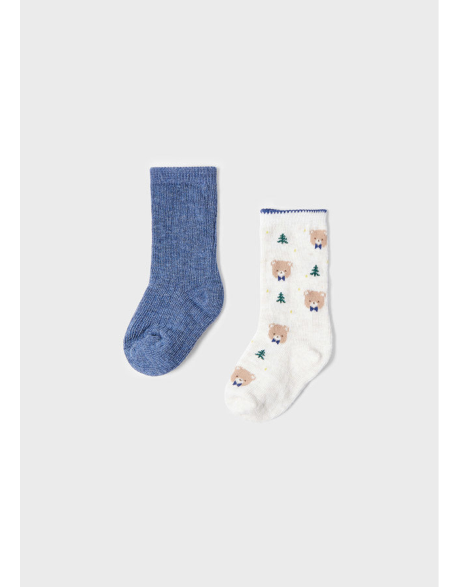 Mayoral Vintage Blue Dressy Socks Set