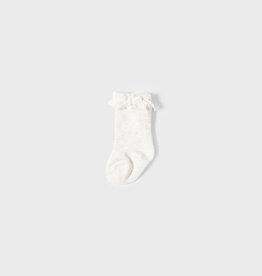 Mayoral Cream Vigo Knit Detail Socks