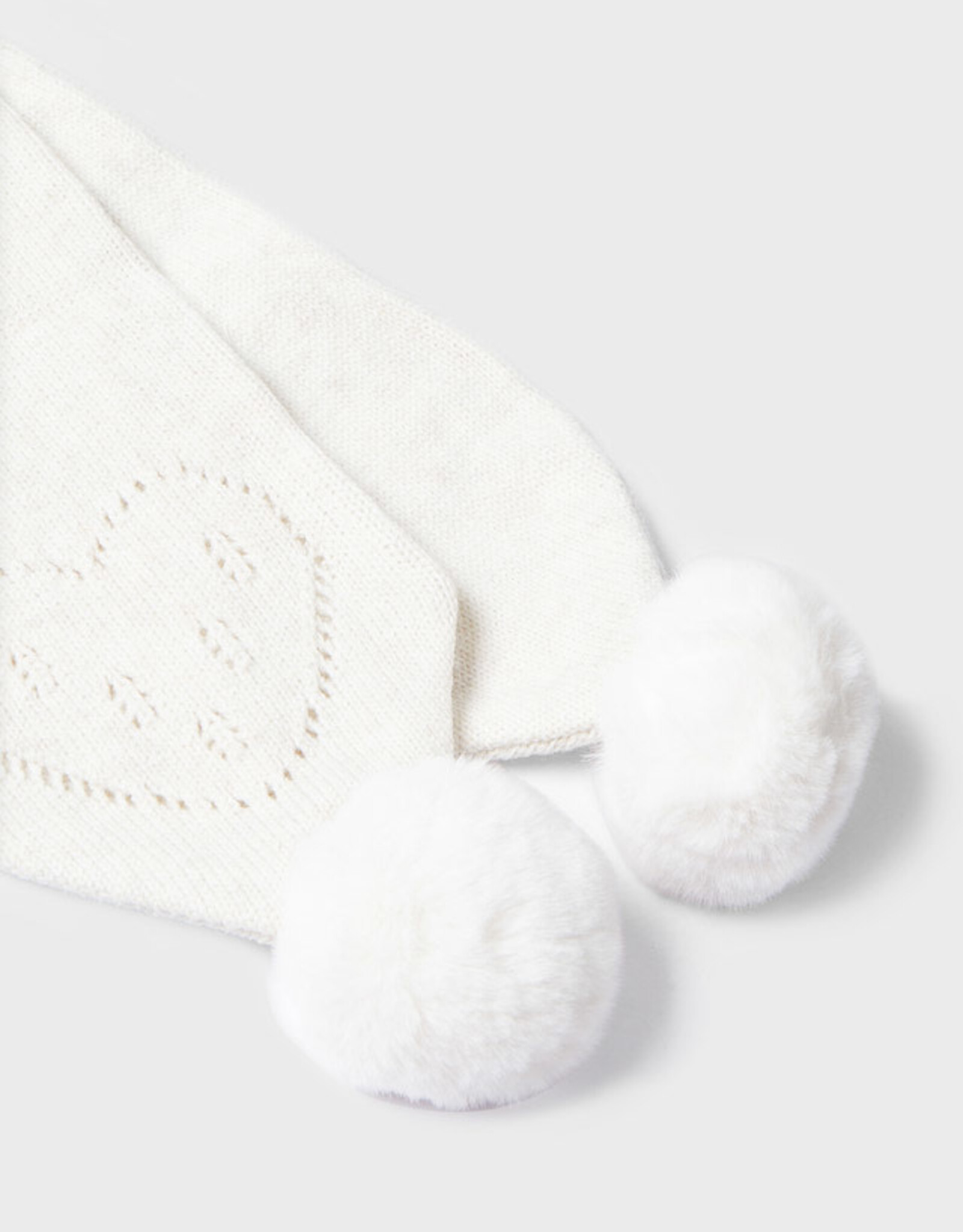 Mayoral Cream Vigo Hat-Scarf & Mittens Set