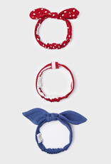 Mayoral Red Headband 3 Set