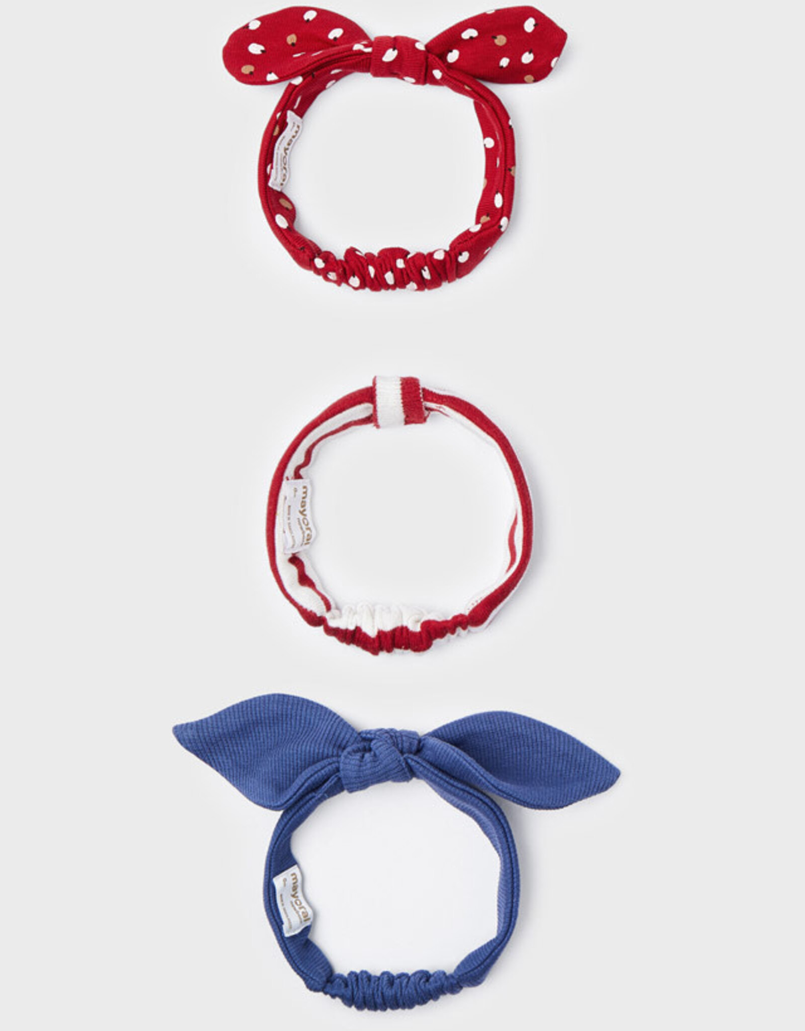 Mayoral Red Headband 3 Set