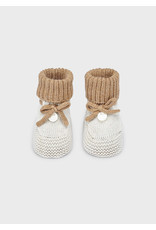 Mayoral Cream Vigo Knitted Booties