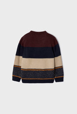 Mayoral Plum Block Sweater