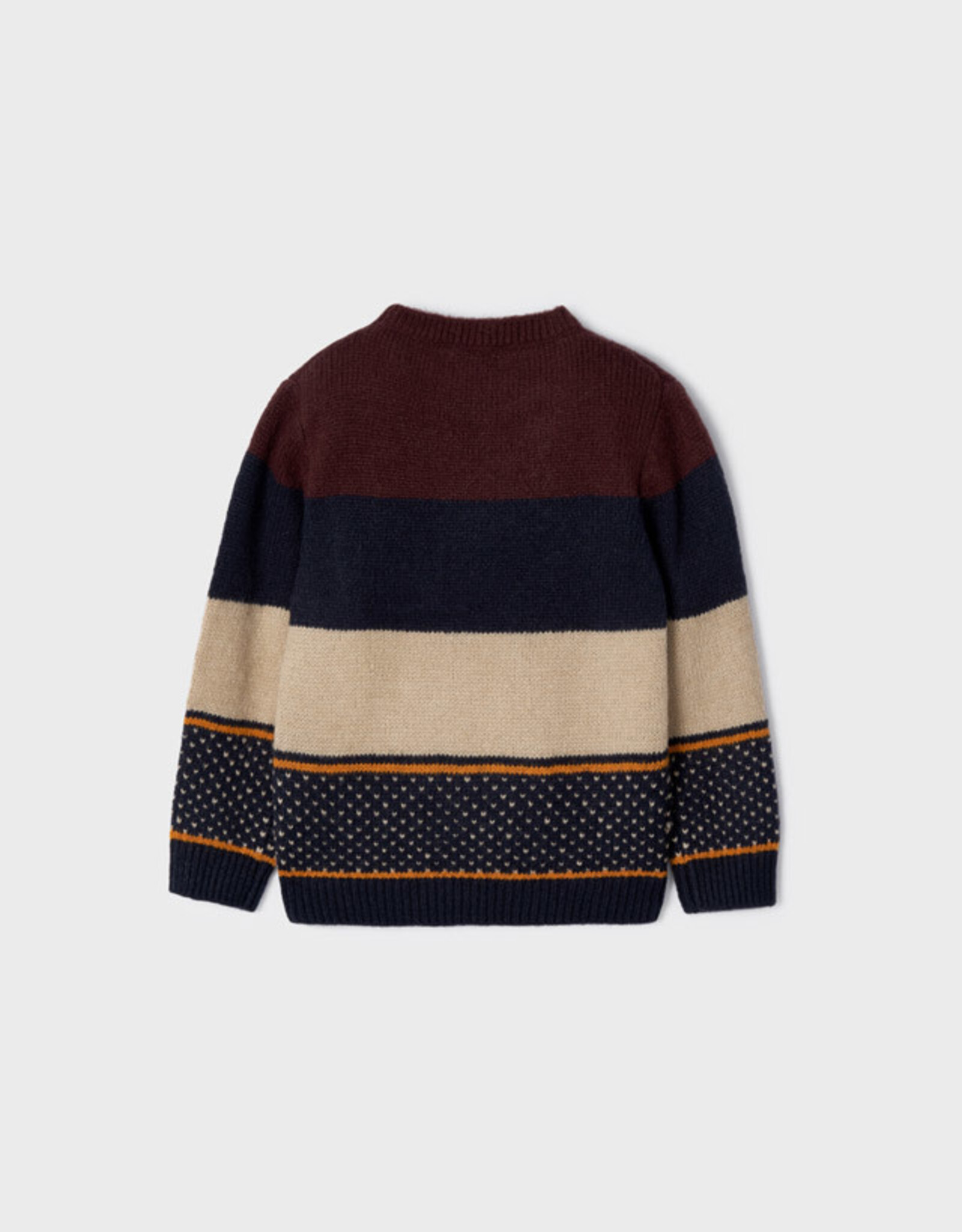 Mayoral Plum Block Sweater