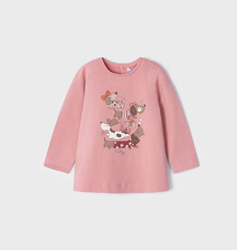 Mayoral Blush Puppy Long Sleeve