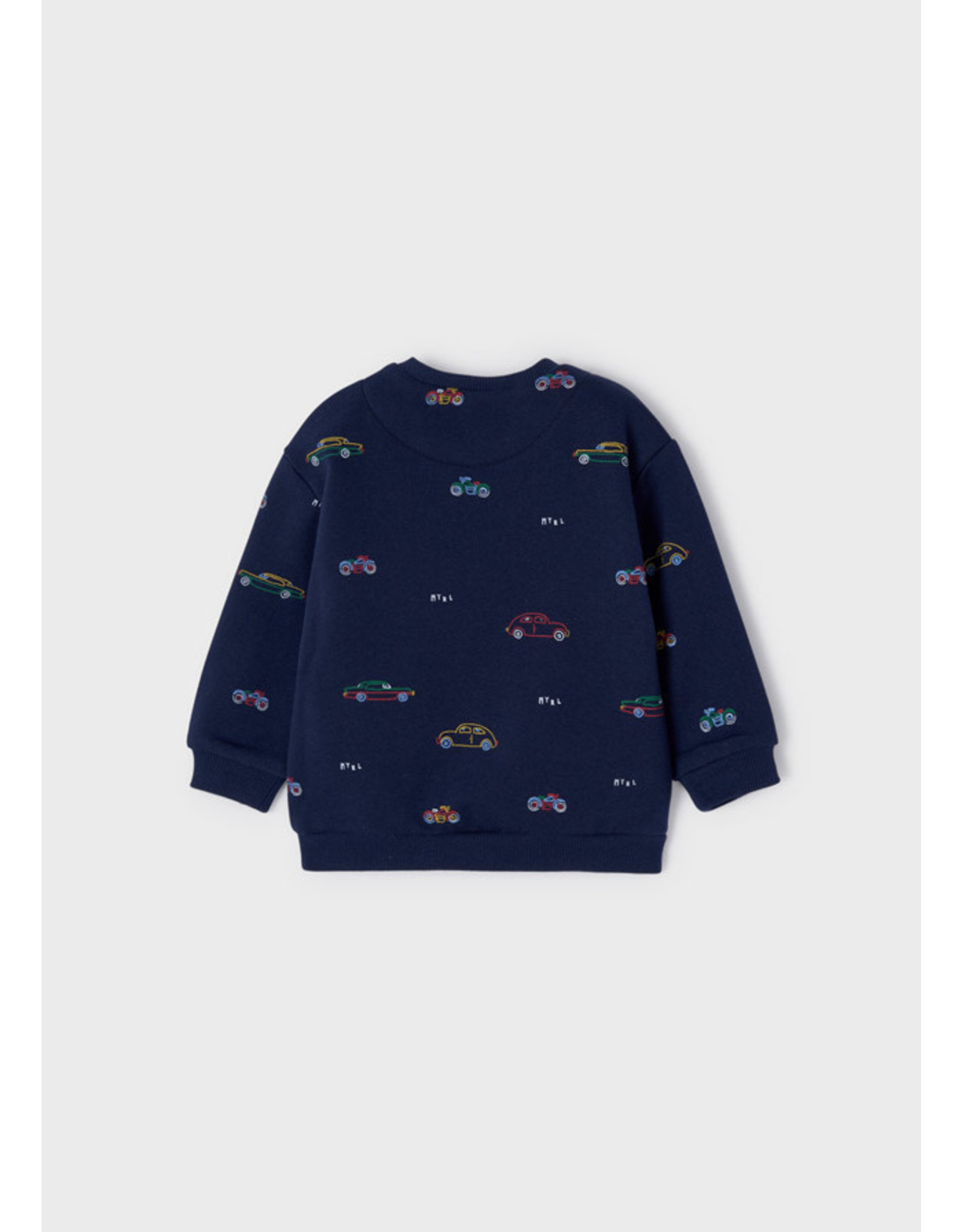 Dark Cars Print Pullover