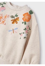 Linen Floral Pullover