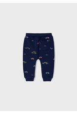 Dark Cars Print Pants