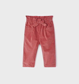 Mayoral Blush Corduroy Trousers