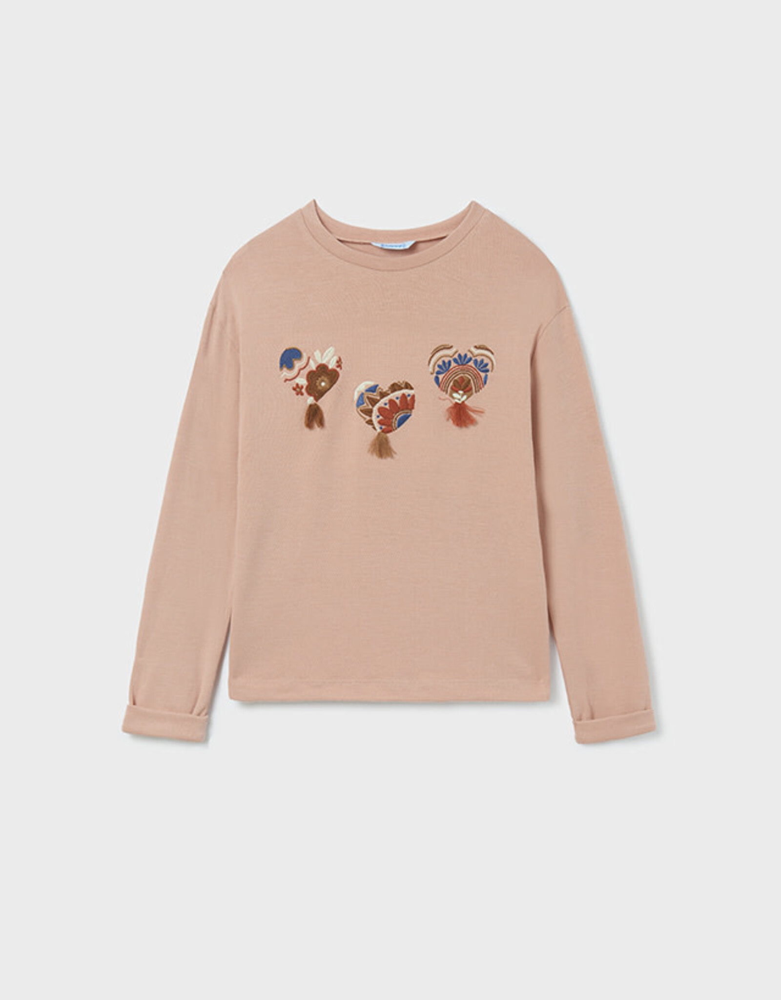 Mayoral Rose Tri-heart Long Sleeve