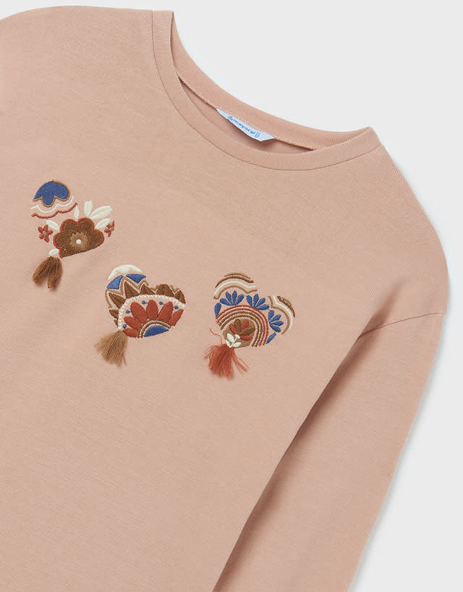 Mayoral Rose Tri-heart Long Sleeve