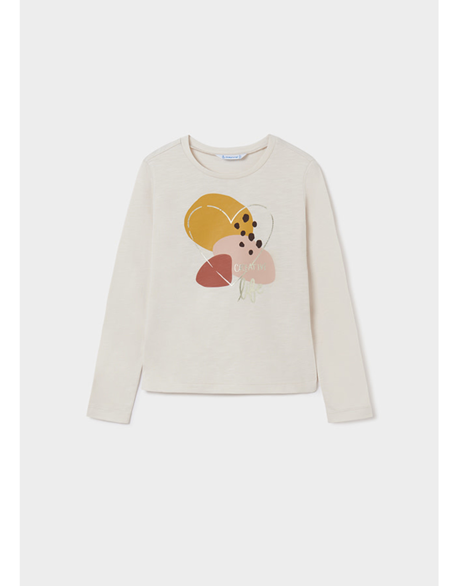 Mayoral Chickpea Graphic Long Sleeve