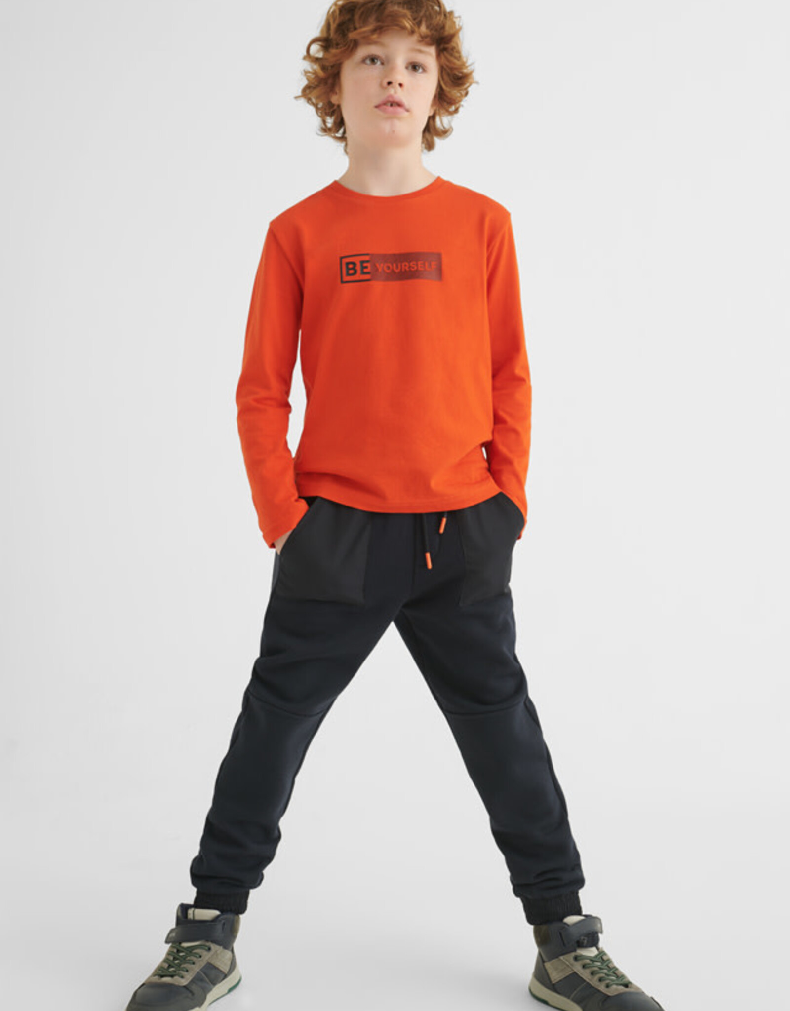 Mayoral Tween Dark Navy Jogger Pants