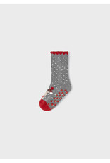 Mayoral Red Reindeer Kids Non-slip Socks