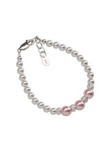 Cherished Moments Paige Sterling Silver Bracelet w/Swarovski Pearl and Stardust Beads