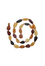 Cherished Moments Multicolor Amber Teething Necklace (unpolished)