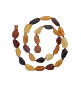 Cherished Moments Multicolor Amber Teething Necklace (unpolished)