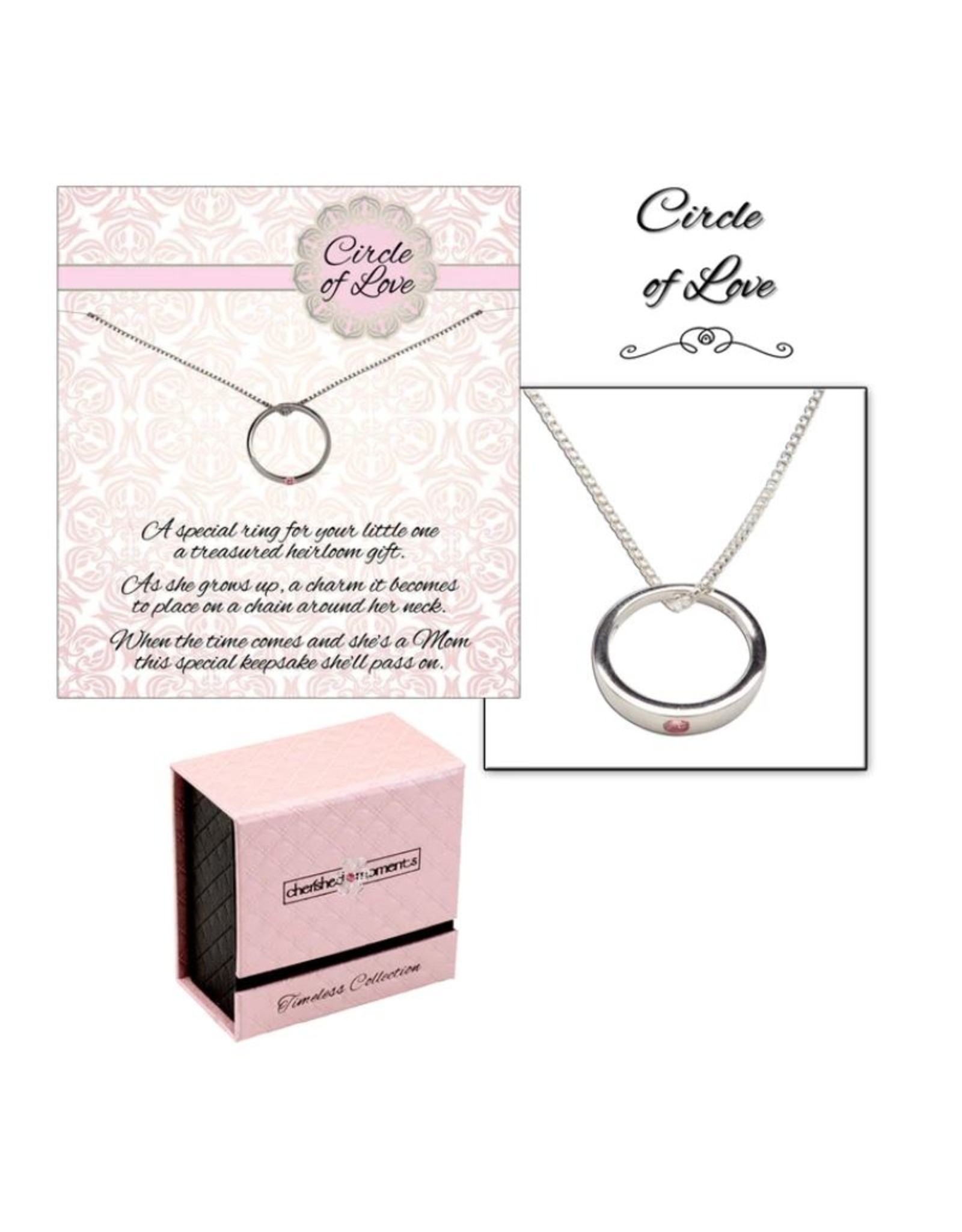 Cherished Moments Circle of Love Necklace - Girl