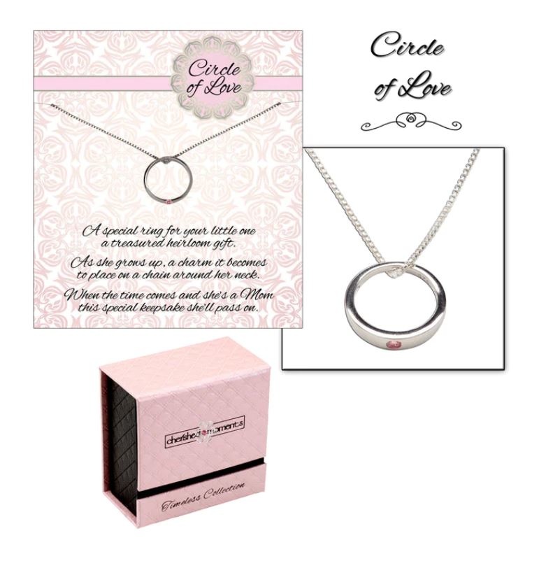 Circle of Love Necklace Girl Baby Baby Inc
